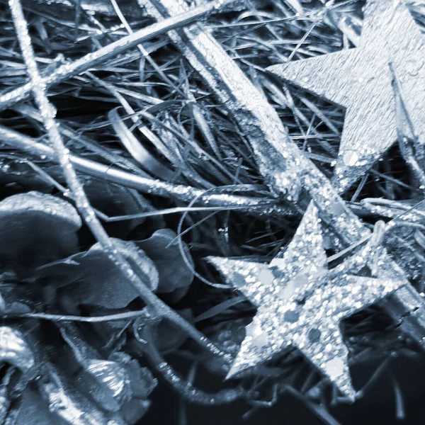 Fondo Navidad Decoración Juguetes Vista Cerca — Foto de Stock