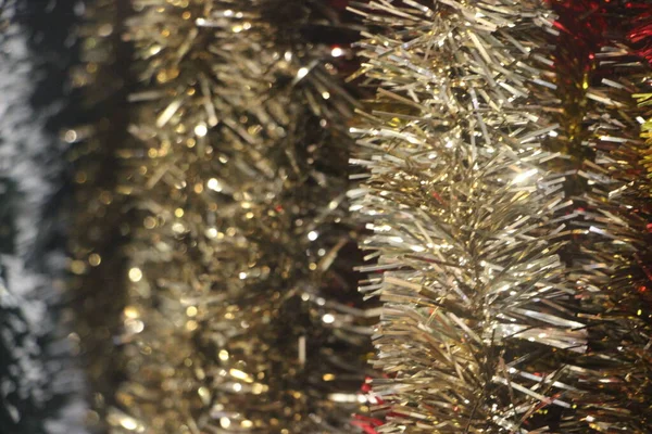 Boże Narodzenie Dekoracje Girlandy Koncepcja Wakacje — Zdjęcie stockowe