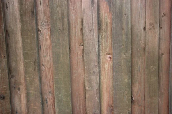 Weathered Natural Wooden Fence Wall Background Texture — Stock Photo, Image