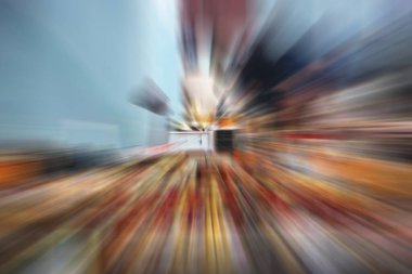 Bulanık çizgileri olan soyut hızlı hareket arkaplanı 