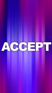 Soyut hızlı hareket renkli arkaplan hakkındaki sözcüğü kabul et. Anlaşma konsepti. Dikey yerleşim