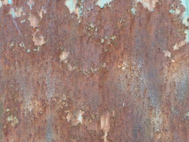 Metal paslanmış kahverengi grunge doku arkaplanı.