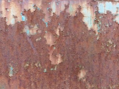 Metal paslanmış kahverengi grunge doku arkaplanı.