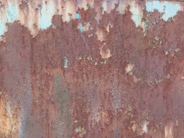 Metal paslanmış kahverengi grunge doku arkaplanı.