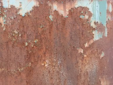 Metal paslanmış kahverengi grunge doku arkaplanı.