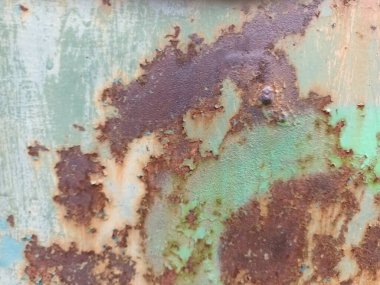 Metal paslanmış kahverengi grunge doku arkaplanı.