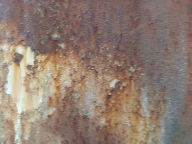 Metal paslanmış kahverengi grunge doku arkaplanı.