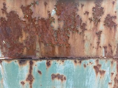 Metal paslanmış kahverengi grunge doku arkaplanı.