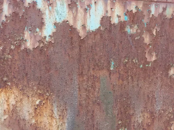 Metaliczny Rdzewiały Brązowy Grunge Tekstury Tła — Zdjęcie stockowe