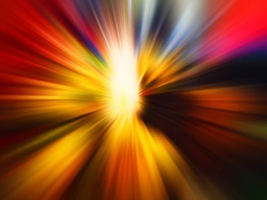 Şehir üzerinde soyut hareket hızı etkisi