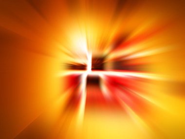 Şehir üzerinde soyut hareket hızı etkisi