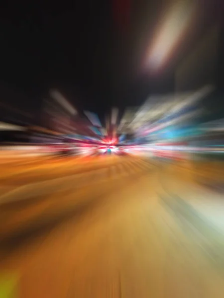 Abstract Motion Speed Effect City — Stock Photo, Image