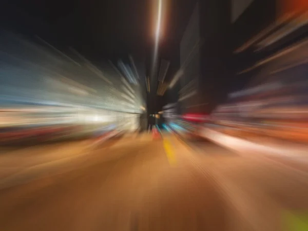 Efecto Velocidad Movimiento Abstracto Ciudad — Foto de Stock