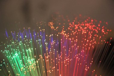 Parlayan noktaların soyut arkaplanı