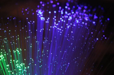 Parlayan noktaların soyut arkaplanı