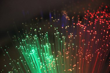 Parlayan noktaların soyut arkaplanı