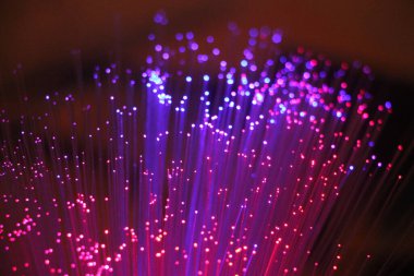 Parlayan noktaların soyut arkaplanı