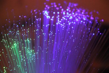 Parlayan noktaların soyut arkaplanı