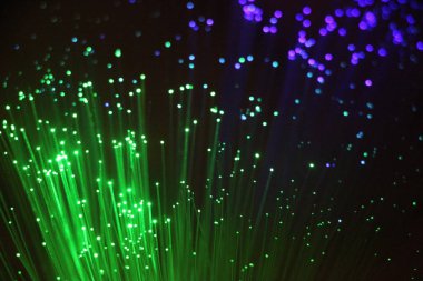 Parlayan noktaların soyut arkaplanı