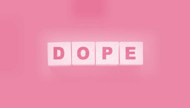 Ahşap bloklar için uyuşturucu kelimesi. Bağımlılık konsepti. Sağlık hizmetleri kavramı.