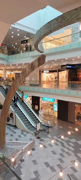 Dentro Vista Del Centro Comercial — Foto de Stock