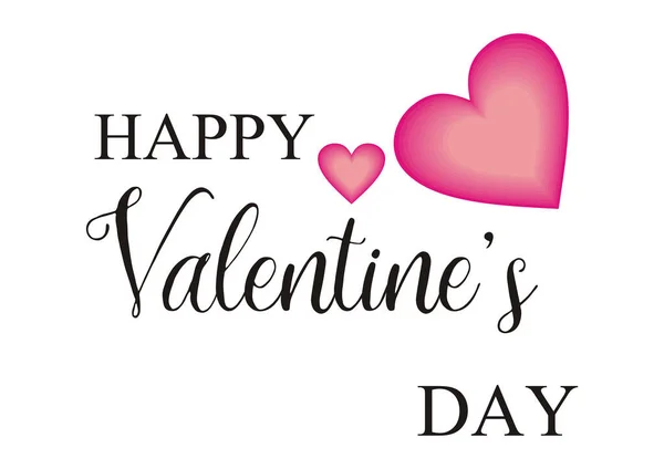 Happy Valentine Day Card Vector Background — Vetor de Stock