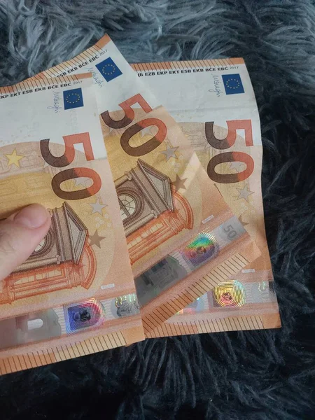 Money Concept Background Euro Banknotes Close — Stock Photo, Image