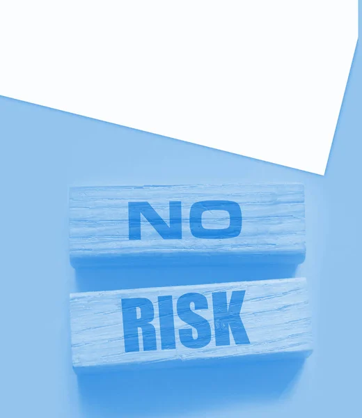 Risk Words Wooden Blocks Yellow Background Risk Management Concept — Stock Photo, Image