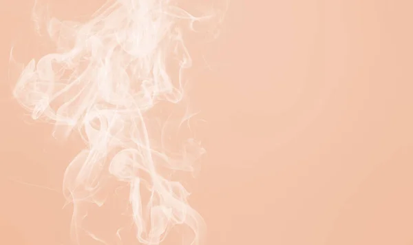 サーモン桃ピンクと白煙 要旨政党のポスターのためのロマンチックな背景 — ストック写真