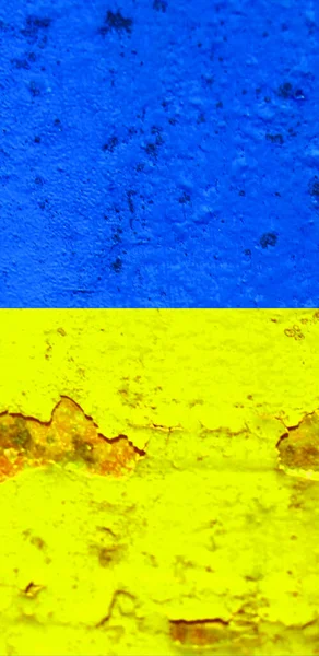 Вид Фоне Украинского Флага Вертикальный — стоковое фото