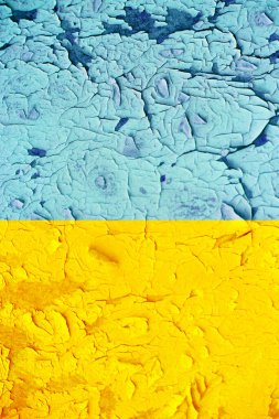 Ukrayna 'nın sarı-mavi bayrağı. Bayrak Günü, Bağımsızlık Günü, Ukrayna Anayasa Günü.