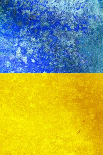 Oekraïense Vlag Achtergrond Verticaal — Stockfoto