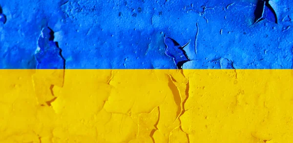 Hintergrund Der Ukrainischen Flagge Vertikal — Stockfoto