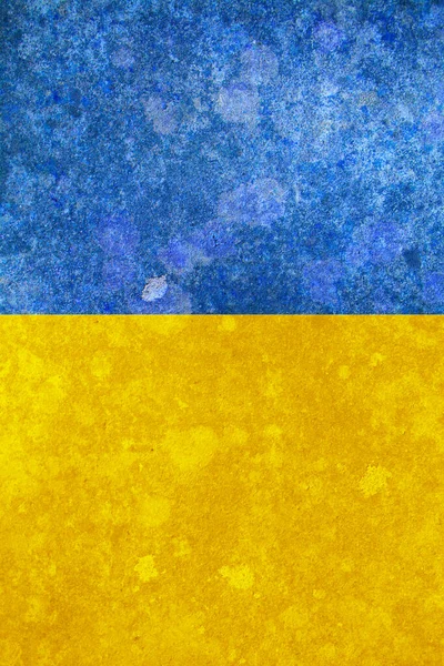 Bandera Ucrania Vista Fondo Vertical —  Fotos de Stock