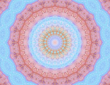 Soyut renkli yaratıcı dijital mandala arkaplan görüntüsü