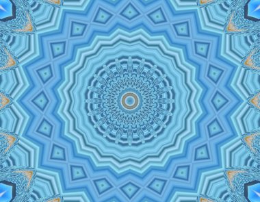 Soyut renkli yaratıcı dijital mandala arkaplan görüntüsü