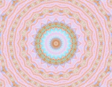 Soyut renkli yaratıcı dijital mandala arkaplan görüntüsü