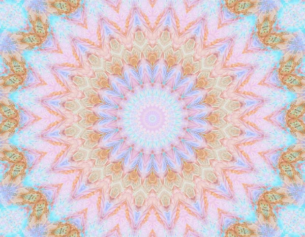 Soyut renkli yaratıcı dijital mandala arkaplan görüntüsü