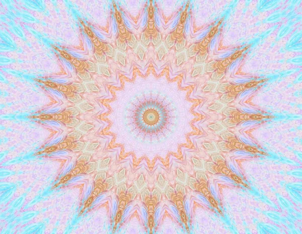 Soyut renkli yaratıcı dijital mandala arkaplan görüntüsü