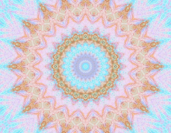 Soyut renkli yaratıcı dijital mandala arkaplan görüntüsü