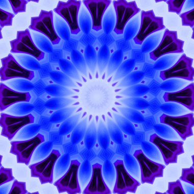 Soyut renkli yaratıcı dijital mandala arkaplan görüntüsü 