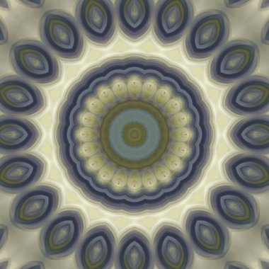 Soyut renkli yaratıcı dijital mandala arkaplan görüntüsü 