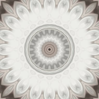 Soyut renkli yaratıcı dijital mandala arkaplan görüntüsü 