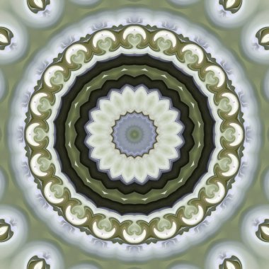 Soyut renkli yaratıcı dijital mandala arkaplan görüntüsü 