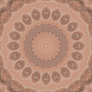 Soyut renkli yaratıcı dijital mandala arkaplan görüntüsü 