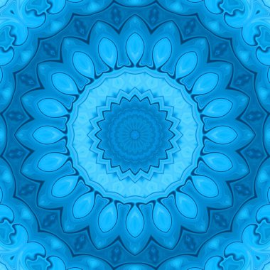 Soyut renkli yaratıcı dijital mandala arkaplan görüntüsü 