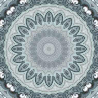 Soyut renkli yaratıcı dijital mandala arkaplan görüntüsü 