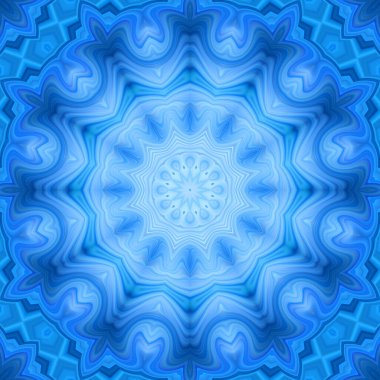 Soyut renkli yaratıcı dijital mandala arkaplan görüntüsü 