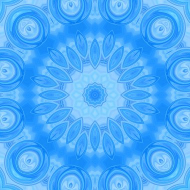 Soyut renkli yaratıcı dijital mandala arkaplan görüntüsü 