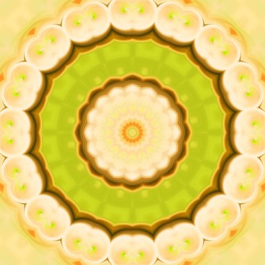 Soyut renkli yaratıcı dijital mandala arkaplan görüntüsü 